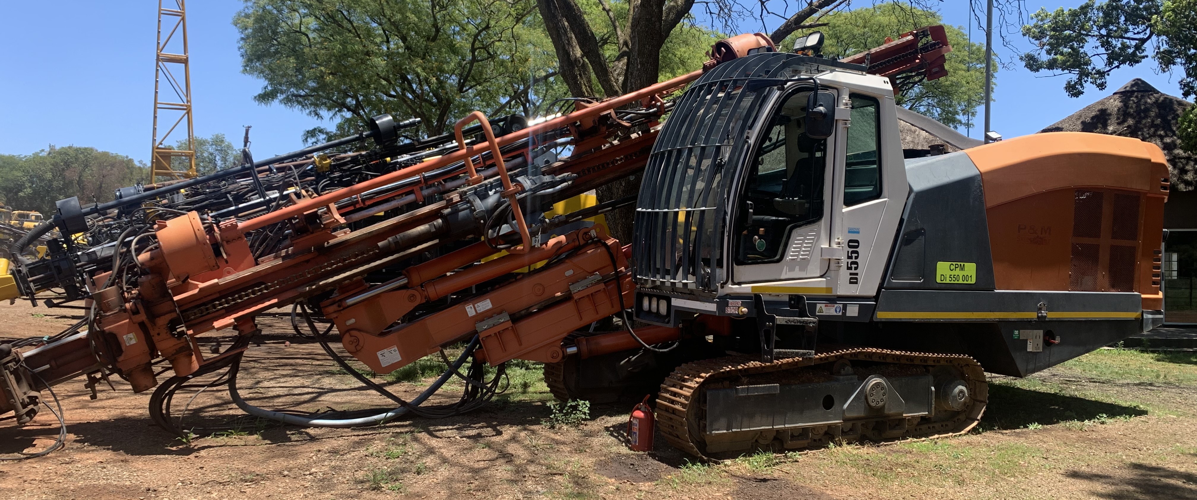 Sandvik Di550 surface drill rig.