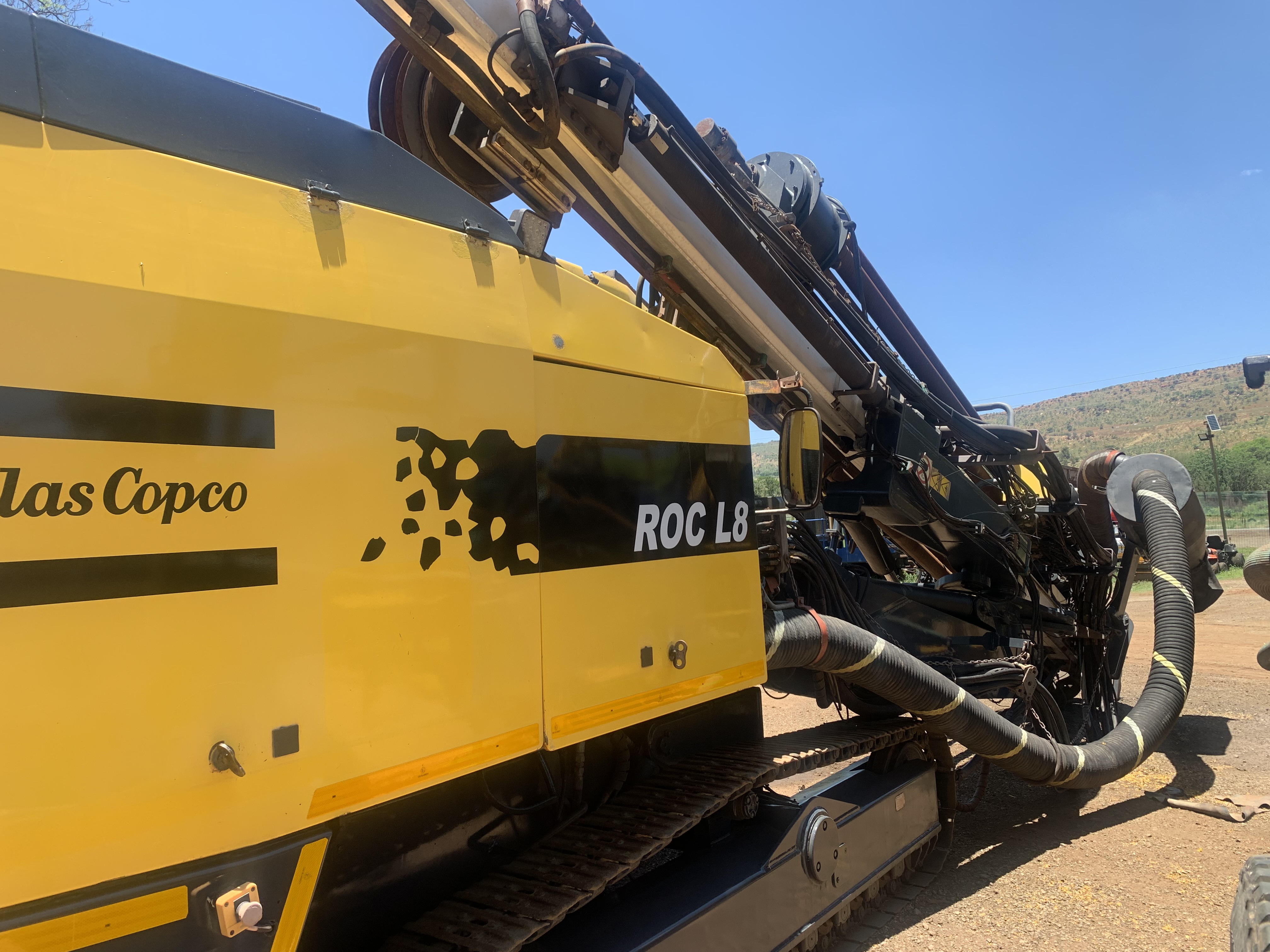 Atlas Copco L8 surface drill rig.